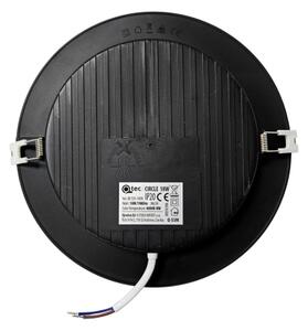 LED Лампа за окачен таван CIRCLE LED/18W/230V 4000K Ø 22 см черен