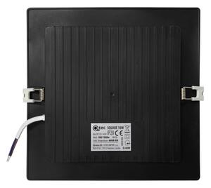 LED Лампа за окачен таван SQUARE LED/18W/230V 4000K 22x22 см черен
