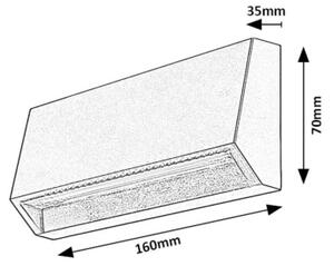 Rabalux 77109 - LED Екстериорен аплик IBAR LED/3W/230V IP54
