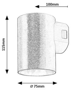 Rabalux 77161 - LED Екстериорен аплик URFA LED/9W/230V IP65 бял