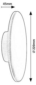 Rabalux 77151-LED Екстериорен аплик RUST 15W/230V 2700/4000/6500K IP65 черен