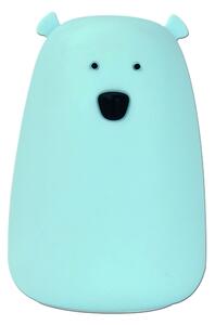 LED RGB детска сензорна лампа BEAR LED/0,8W/5V синя