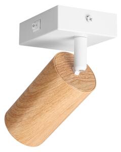 Brilagi - Спот аплик SELE 1xGU10/30W/230V бял/дъбов декор