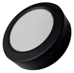 LED Плафониера ROUND LED/6W/230V 4000K Ø 12,1 см черен