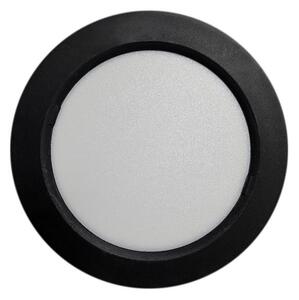 LED Плафониера ROUND LED/6W/230V 4000K Ø 12,1 см черен