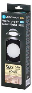 Aigostar-К-кт 3x LED Екстериорна лампа за вграждане LED/4,8W/230V 4000K IP65 черен