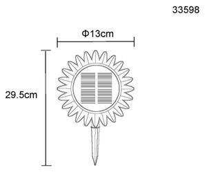 Globo 33598 - LED соларна лампа LED/0,06W/3V IP44