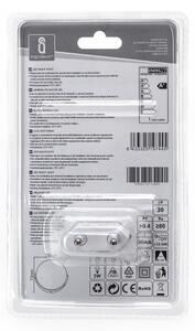 Aigostar - LED Нощна лампа със сензор за здрач LED/1W/230V 6500K кръгла