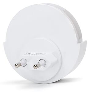 Aigostar - LED Нощна лампа със сензор за здрач LED/1W/230V 6500K кръгла