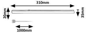 Rabalux 78007 - LED Лампа за под кухненски шкаф BAREG LED/4W/230V 3000/4000K бял