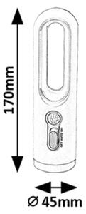 Rabalux 76108 - LED Преносима акумулаторна лампа със сензор RADKO LED/0,8W/3,7V 3000/7000K