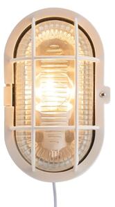 Nordlux - Екстериорен аплик SKOTLAMPE 1xE27/60W/230V IP44 бял