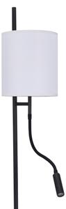 LED Лампион TOKYO 1xE27/40W/230V + LED/3W черен/бял