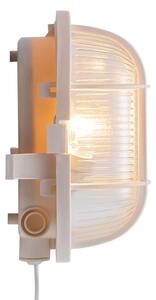 Nordlux - Екстериорен аплик SKOTLAMPE 1xE27/60W/230V IP44 бял