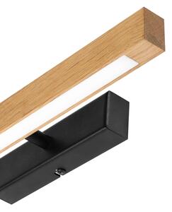 LED осветително тяло за картини VERDE LED/5,5W/230V 3000K 46 cm дъб/черно