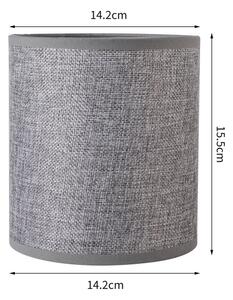 Brilagi - Универсален абажур NUBILA E27 15,5x14 см сив
