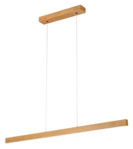 LED полилей на кабел VERDE LED/18W/230V 3000K 106 cm дъб