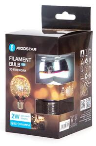 LED 3D декоративна крушка E27/2W/230V - Aigostar
