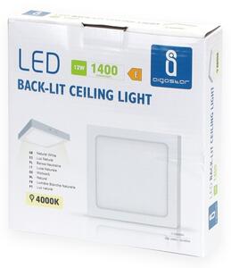 Aigostar - LED Плафон за повърхностен монтаж LED/12W/230V 17,3x17,3 см 4000K бял