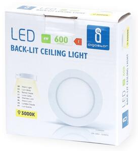 Aigostar - LED Плафон за повърхностен монтаж LED/6W/230V Ø 12,3 см 3000K бял