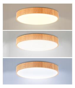 Brilagi - димируемо LED таванно осветително тяло POOL LED/36W/230V Ø 30 см, дървесен декор +DO