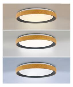Brilagi - Димируема LED таванна лампа FLOCO LED/48W/230V Ø 40 см дърво/черно + дистанционно управление