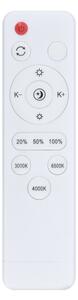 Brilagi - Димируема LED таванна лампа FLOCO LED/48W/230V Ø 40 см дърво/черно + дистанционно управление