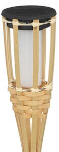 Atmosphera - LED соларна лампа MACEO LED/1,2V 300 mAh IP44 бамбук