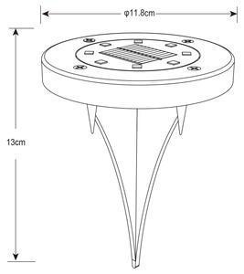 Globo 33414 - К-кт 2x LED Соларна лампа SOLAR LED/0,8W/3V IP44