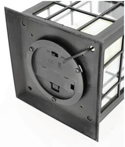 LED Соларна висяща лампа LED/0,02W/1,2V 1xAA 2700K IP44 200 mAh черен