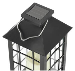 LED Соларна висяща лампа LED/0,02W/1,2V 1xAA 2700K IP44 200 mAh черен
