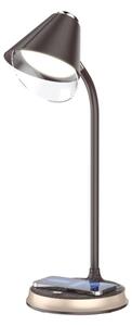 Immax 08971L - LED Димируема настолна лампа FINCH LED/9W/12/230V кафяв/златист
