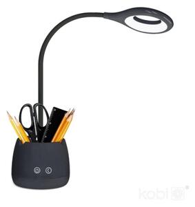 LED Димируем гъвкав акумулаторен настолна лампа LUSIA LED/5W/5V 3000/4000K 1200 mAh черен