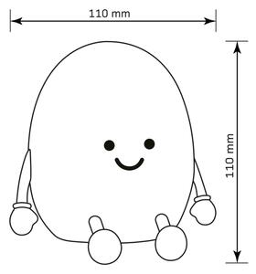 LED RGBW Димируем детски докосване лампа POTATO LED/2W/5V USB 1200 mAh