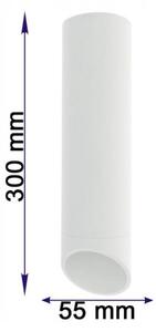 Таванна лампа VALDA 1xGU10/60W/230V бяла