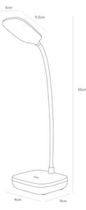 Zuma Line 1961-BK-LED Акумулаторен настолна лампа LED/7W/1200mAh 3000/4500/6000K черен