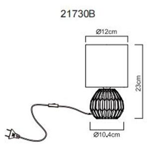 Globo 21730B - Настолна лампа SYLAS 1xE14/40W/230V син