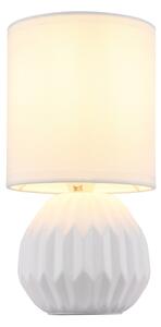 Globo 21730W - Настолна лампа SYLAS 1xE14/40W/230V бял