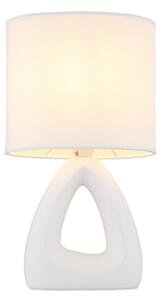 Globo 21731W - Настолна лампа TRIANGLE 1xE14/40W/230V бял
