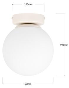 Плафон MOONLIGHT 1xE27/15W/230V Ø 16 см кремав