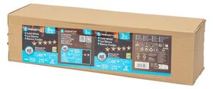 Aigostar LED соларна коледна лампа LED/0,054W/1,2V 1m IP65 студена бяла