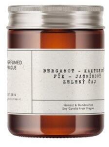 Ароматна свещ от соев восък време на горене 40 час #46 Bergamot, Jasmine, Opuncia – Perfumed Prague