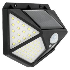 LED соларен стенен фенер с сензор LED/1W/3,7V 6500K IP44 1200 mAh