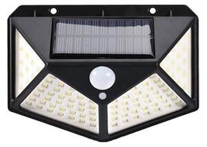 LED соларен стенен фенер с сензор LED/1W/3,7V 6500K IP44 1200 mAh