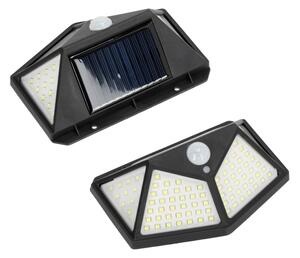 LED соларен стенен фенер с сензор LED/1W/3,7V 6500K IP44 1200 mAh