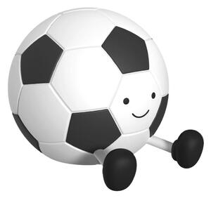 LED детска сензорна лампа FOOTBALL LED/2W/5V USB 1200 mAh бяла/черна