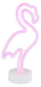 Globo 28064 - LED неонова настолна декорация FLAMINGO LED/2W/3xAA