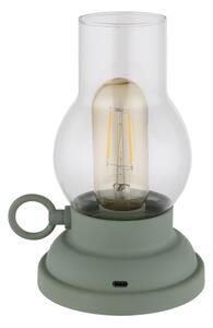 Globo 58016B - LED настолна лампа PETRO LED/1W/3,7V 1200 mAh зелена