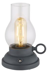 Globo 58016A - LED настолна лампа PETRO 1W/3,7V 1200 mAh, антрацит