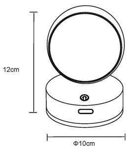 Globo 78290AB - LED стенен лампион RANDI 1,4W/35V 1800 mAh с докосване